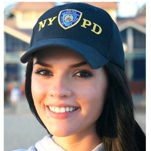 Navy NYPD Shield Hat baseball cap unisex NWT